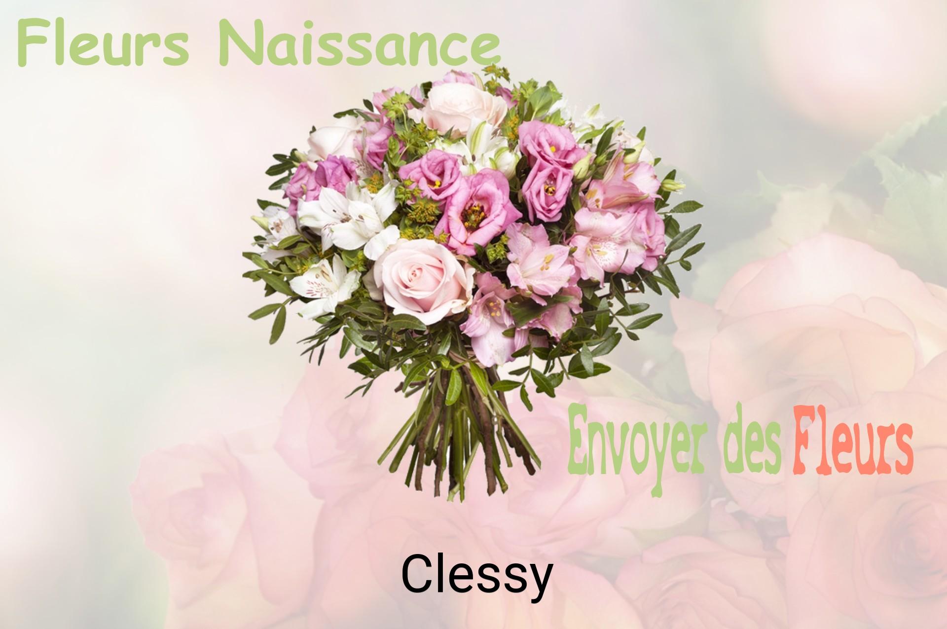 Bouquet de fleurs de naissance livré à Clessy